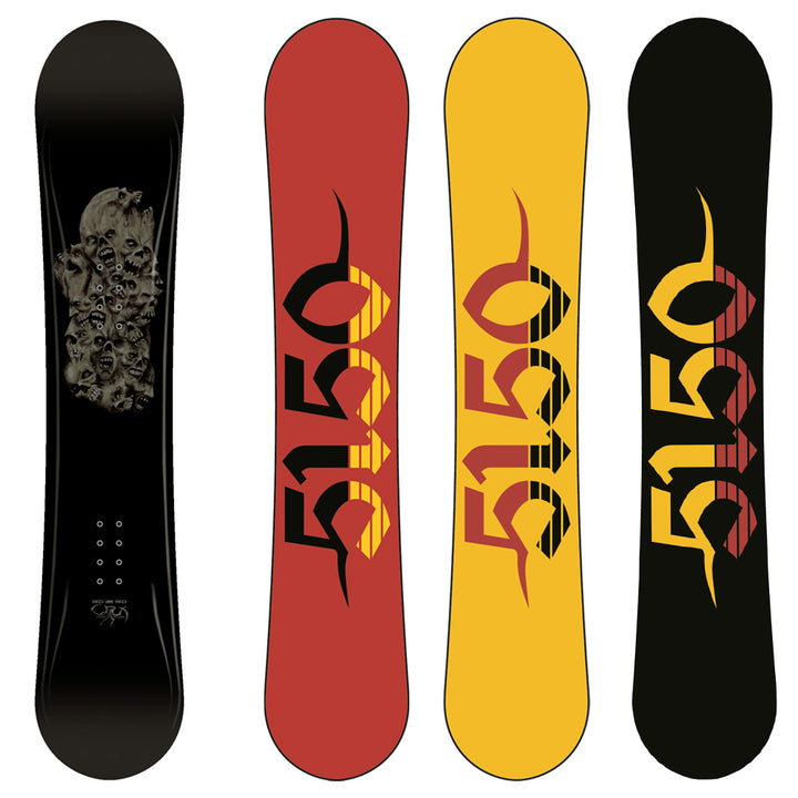 5150 Crux Wide Snowboard + FF1500 (Black) Bindings 2008