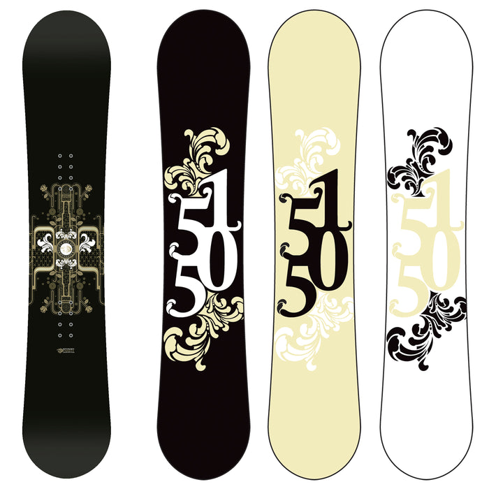 5150 Dynasty Snowboard + Dynasty (White) Bindings - Women's 2008