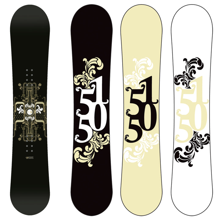 5150 Dynasty Snowboard + Dynasty (White) Bindings - Women's 2008