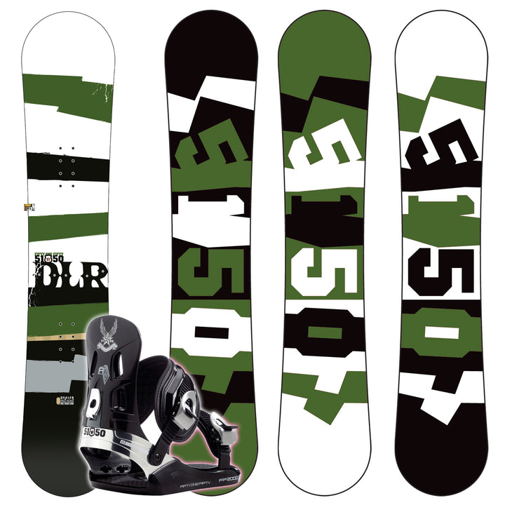 5150 Dealer Snowboard + FF2000 (Black) Bindings 2008
