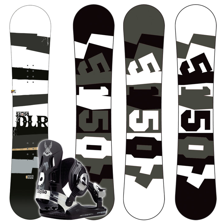 5150 Dealer Snowboard + FF2000 (Black) Bindings 2008