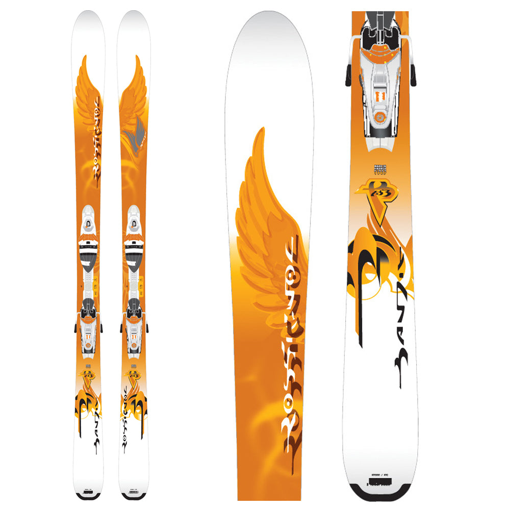 Rossignol Bandit B83 W Skis + Rossignol Saphir 110 Bindings - Women's 2008