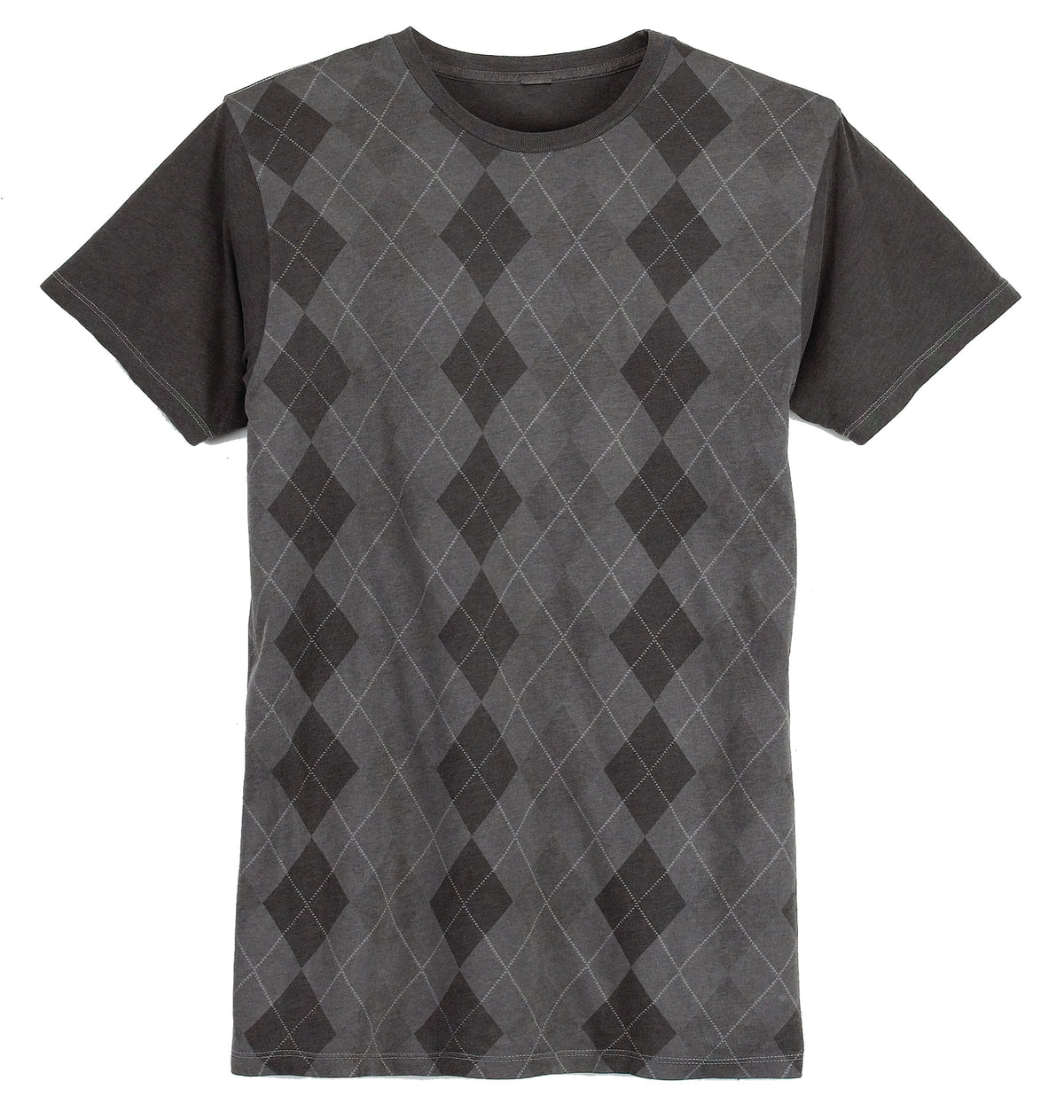 Ride Crest Tee Black Argyle