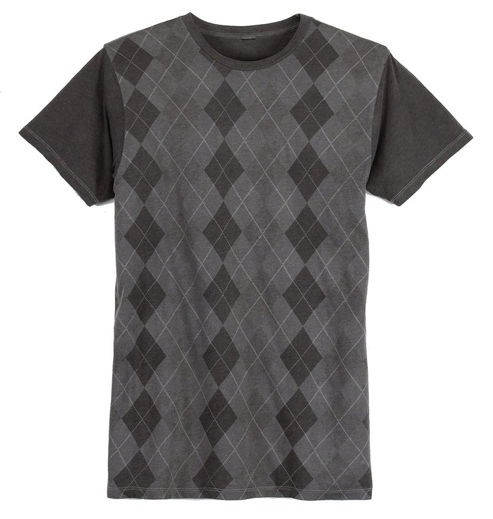 Ride Crest Tee Black Argyle