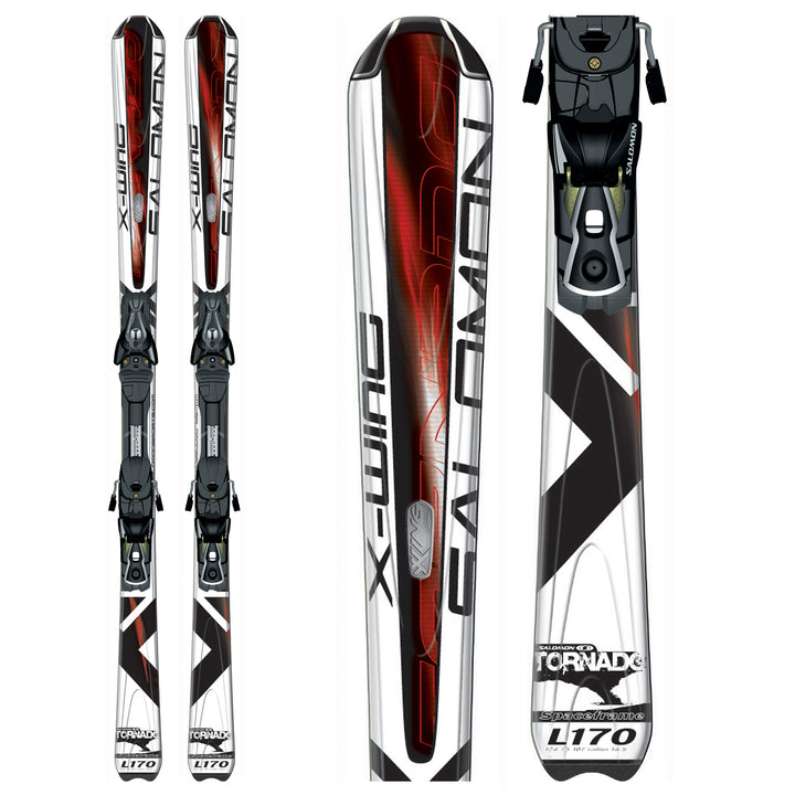 Salomon X Wing Tornado Skis + Salomon Bindings 2008