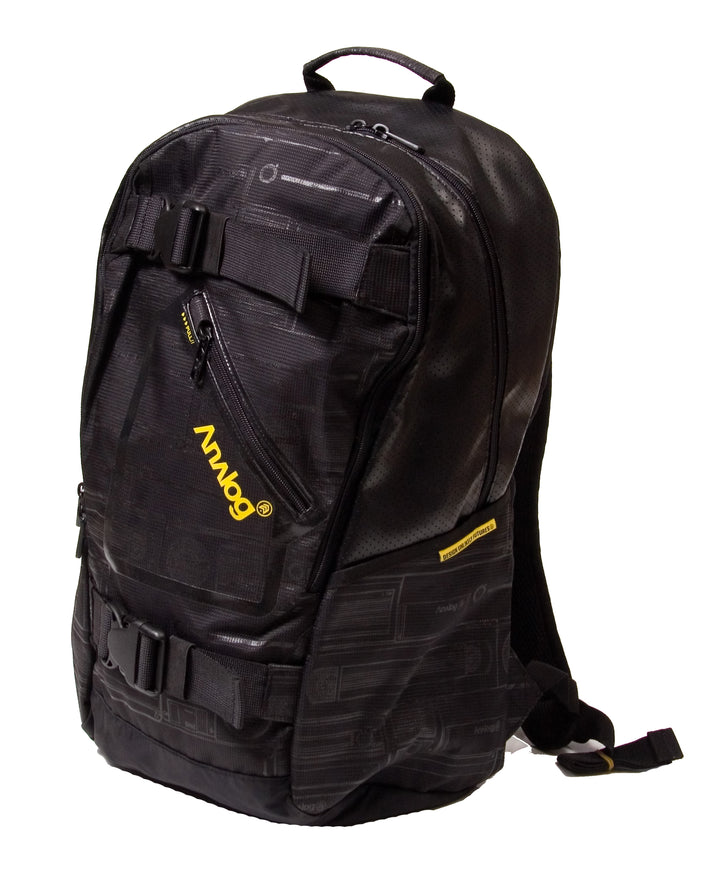 Analog Aeon Backpack  (w/Wetsuite Bag) Black/Yellog