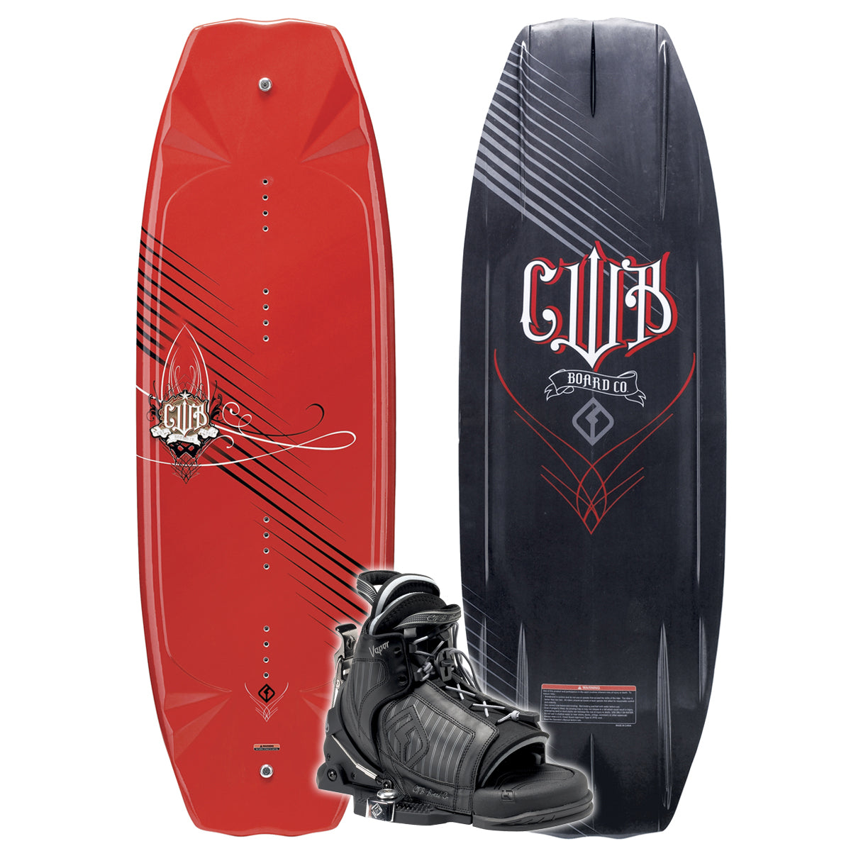 CWB Kink Wakeboard + Vapor w/Hinge Boot 2008