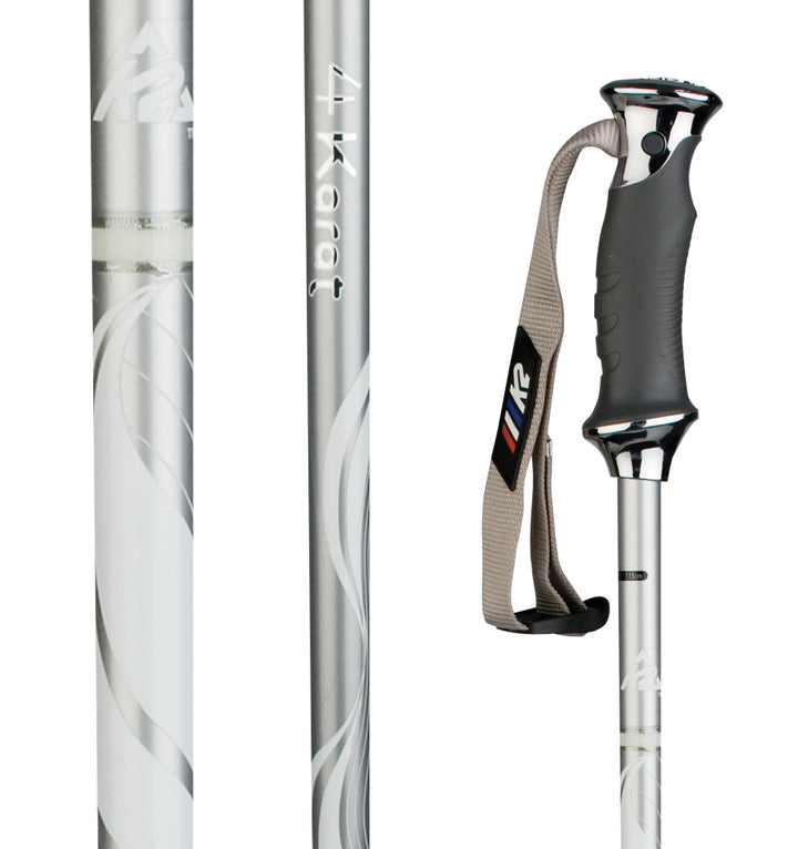 K2 4 Karat Ski Poles 2009