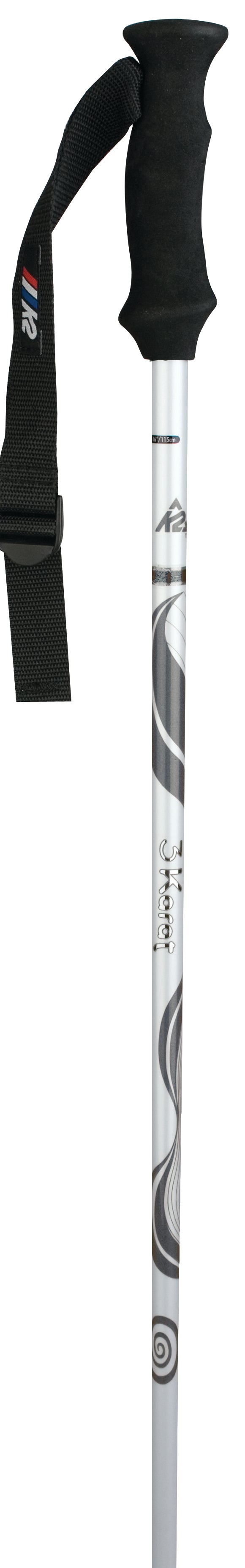 K2 3 Karat Ski Poles 2009