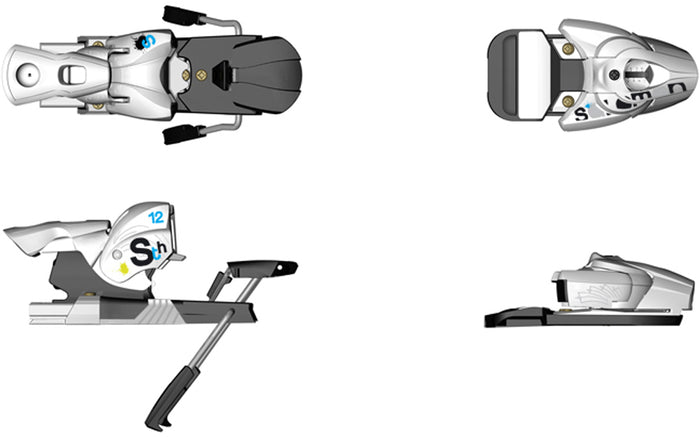 Salomon STH 12 (90mm Brake) Ski Bindings 2009