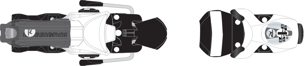 Rossignol SAS2 200 Wide XXL Ski Bindings 2009