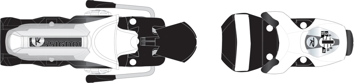 Rossignol SAS2 150 Wide Ski Bindings 2009