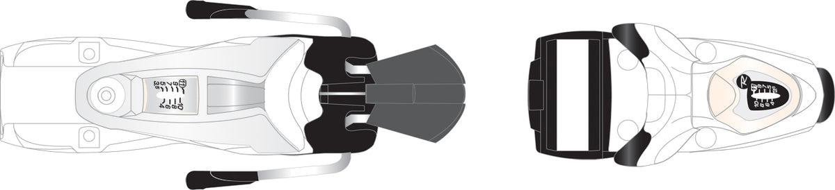 Rossignol SAS 110 Wide Ski Bindings 2009