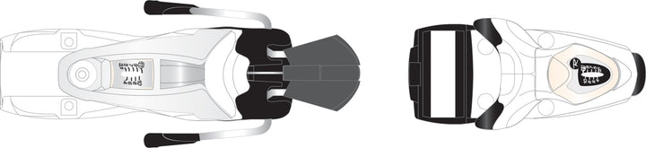 Rossignol SAS 110 Wide Ski Bindings 2009