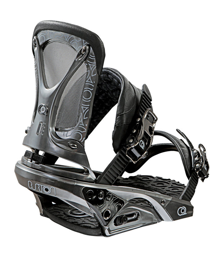 Burton CO2 Snowboard Bindings 2009 Black Chrome