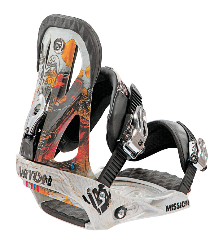 Burton Mission Snowboard Bindings 2009 Angry Artist