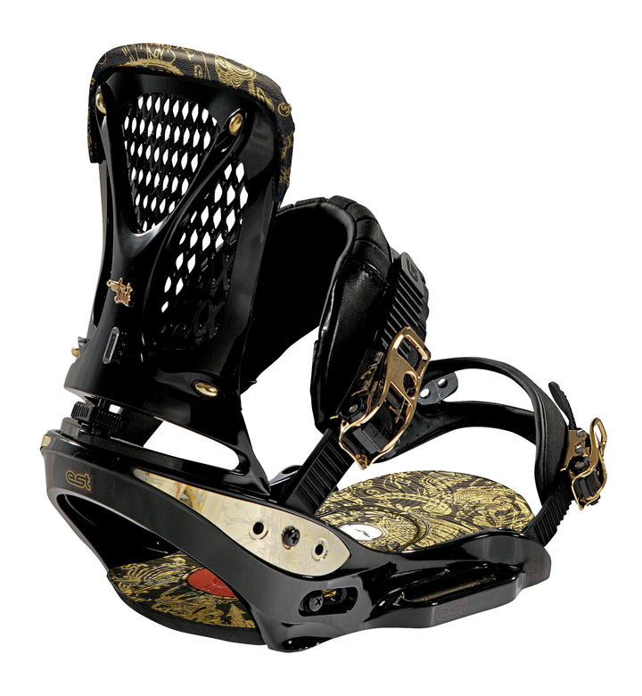 Burton Triad EST Snowboard Bindings 2009 Black/Gold