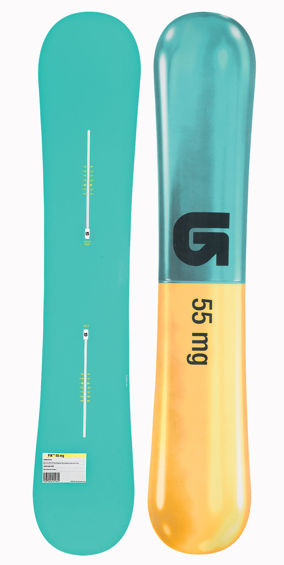 Burton Fix Snowboard (Teal) 2009