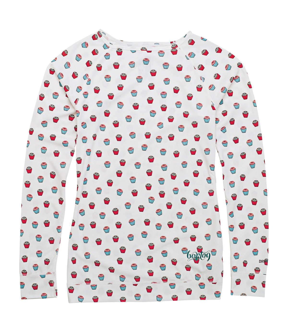 Burton Lightweight Crew Top Baselayer - Women's White Brass Cupcakes