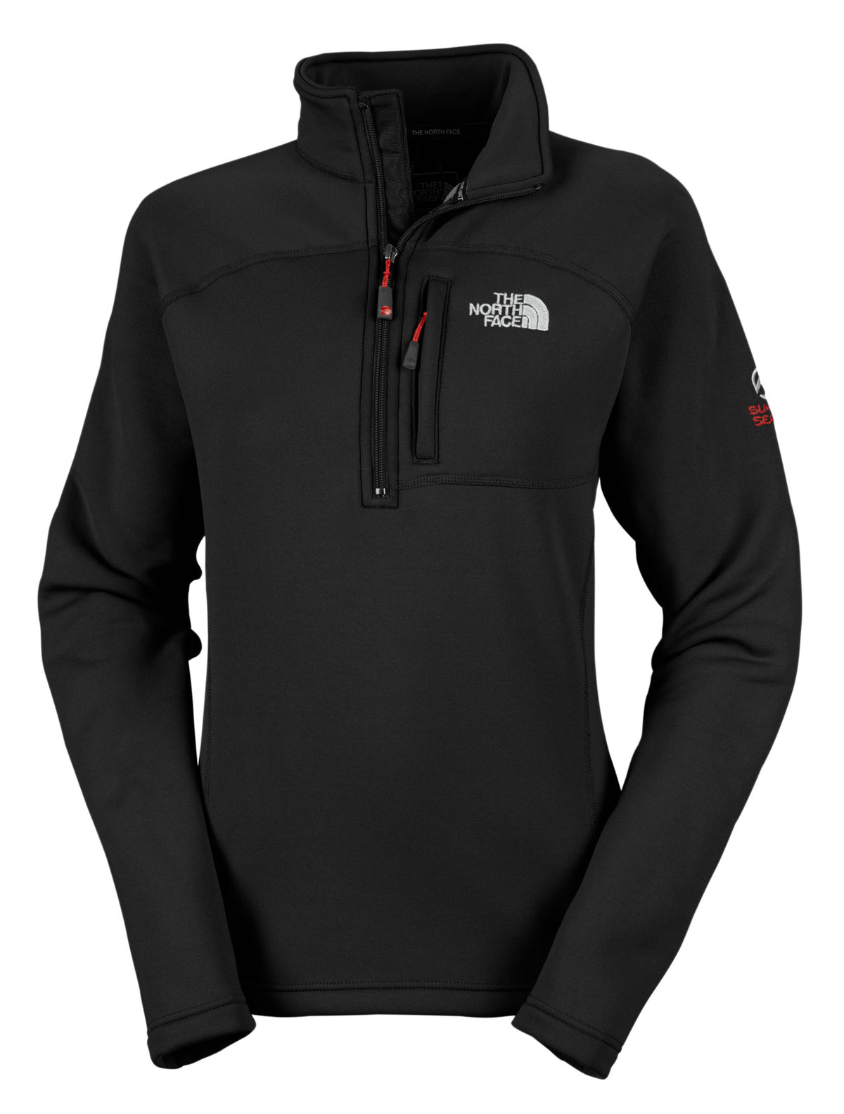 The North Face Omen Power Stretch 1/4 Zip Top - Women's Black
