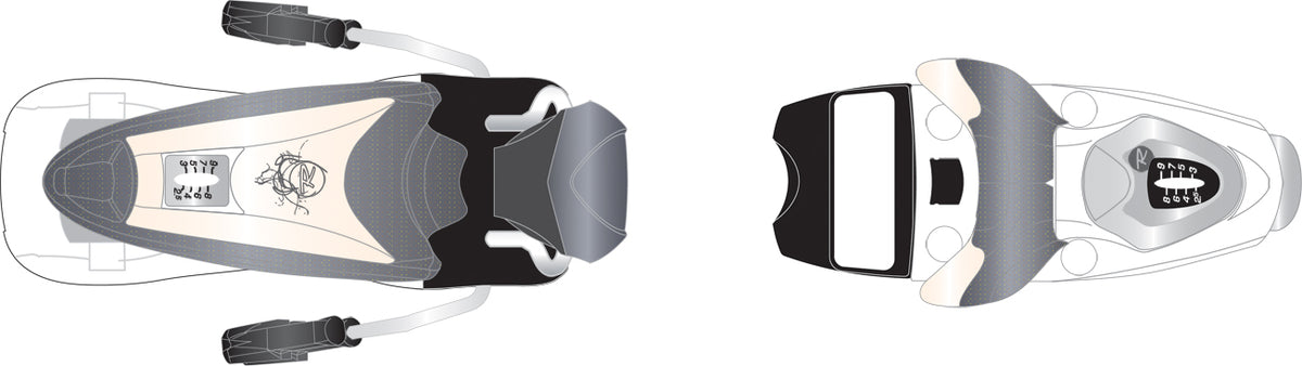 Rossignol Saphir 90 Ski Bindings - Women's 2009