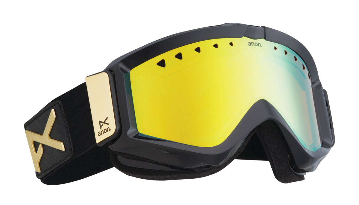 Anon Figment Goggle Emblem Black/Gold Chrome