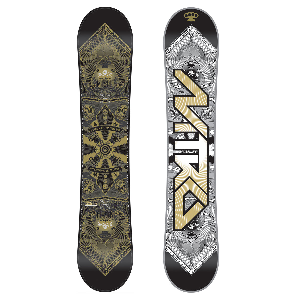 Nitro Misfit Logo Snowboard 2009