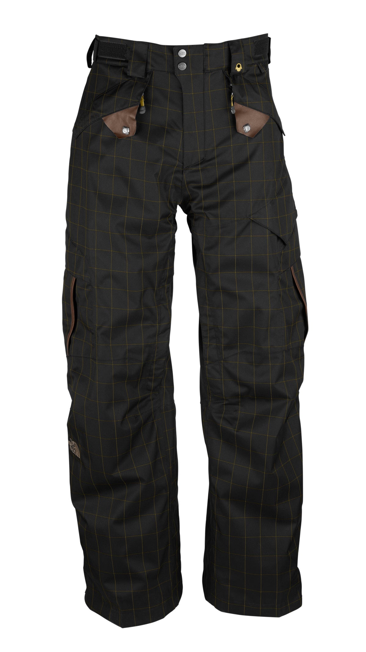 The North Face Cryptic Stone Plaid Pant Black (Golden Bear)