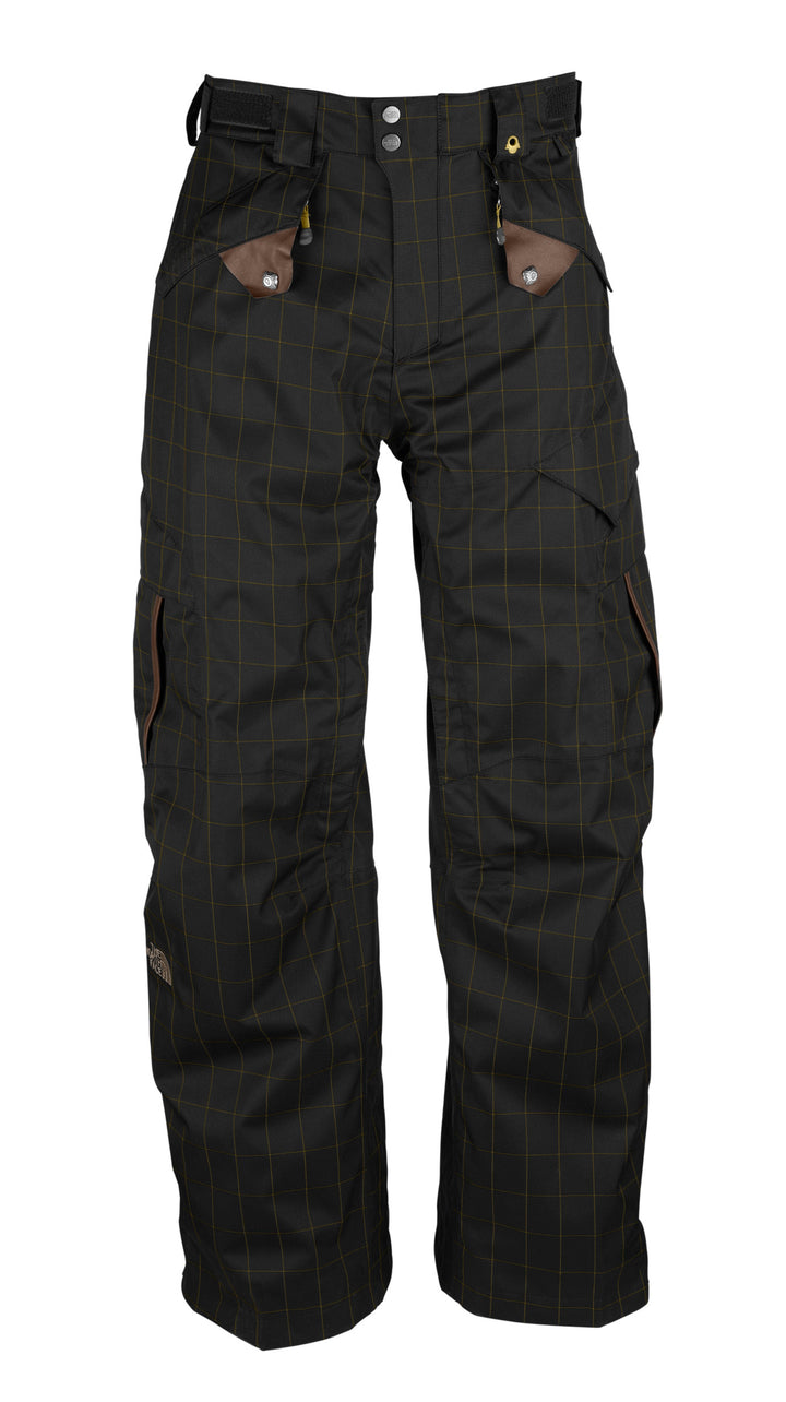 The North Face Cryptic Stone Plaid Pant Black (Golden Bear)