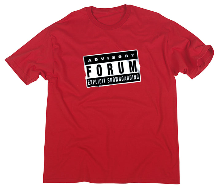 Forum Explicit T-Shirt Red