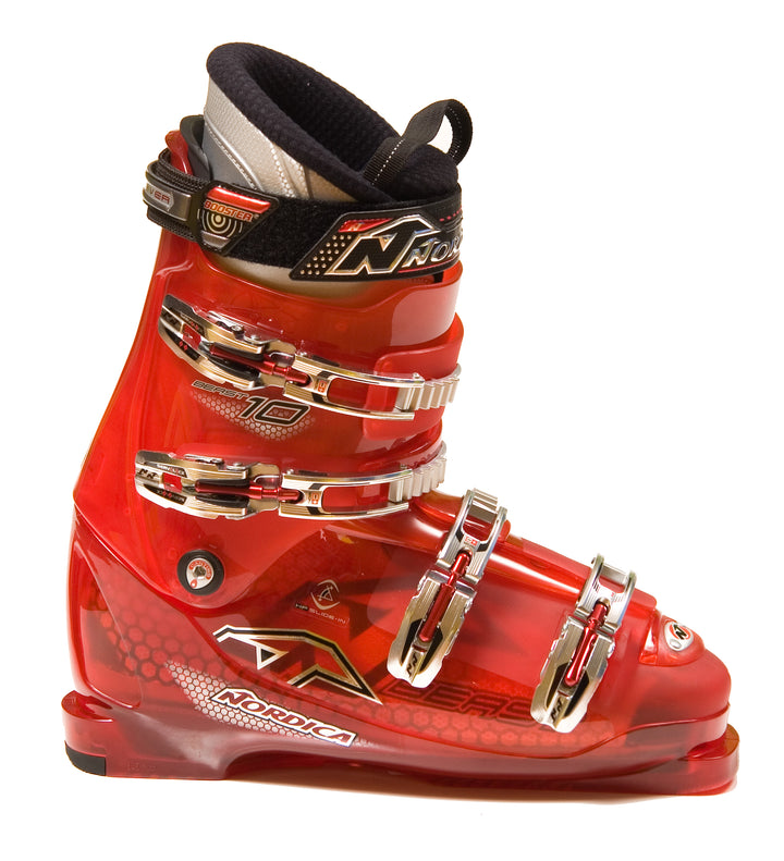 Nordica Beast 10 Ski Boots 2009 Transparent Red