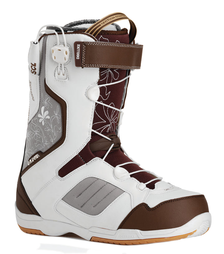 Deeluxe Alpha Lara CF Snowboard Boots - Women's 2009 White/Brown