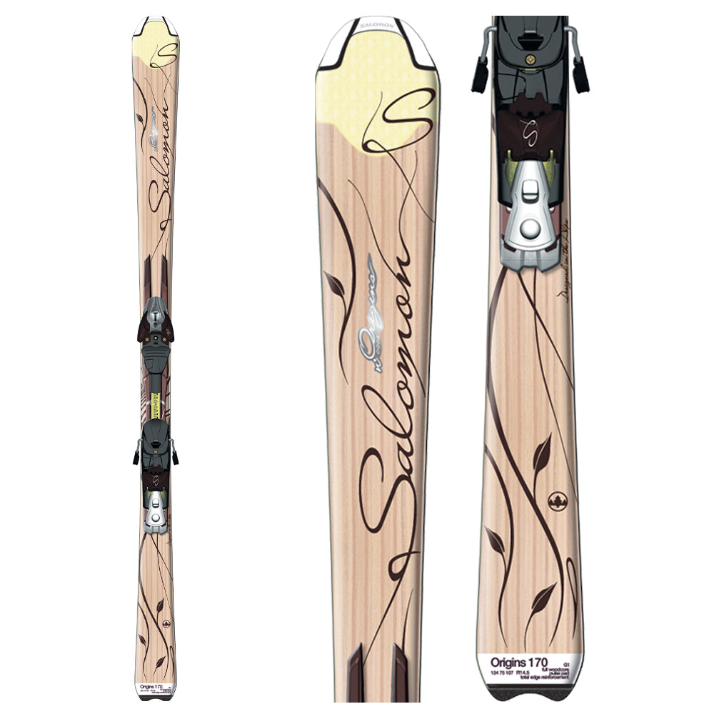 Salomon Origins skis + Z10 Ti Bindings - Women's 2009