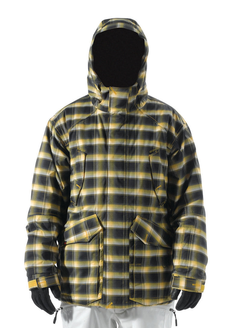 Vans Andreas Wiig Insulated Jacket Dowry Yellow Lumberjack Yarn-Dye Plaid