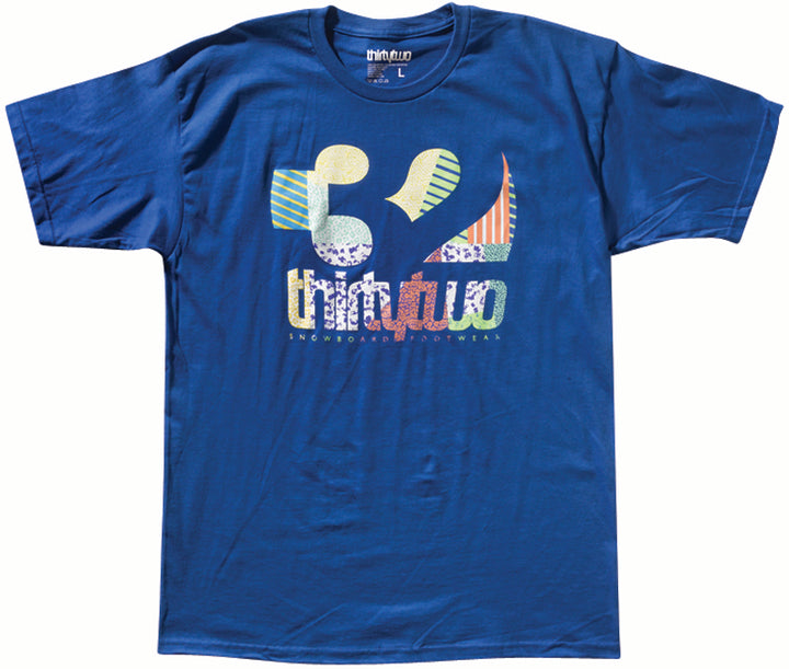 32 Combo Fill Tee Cyan