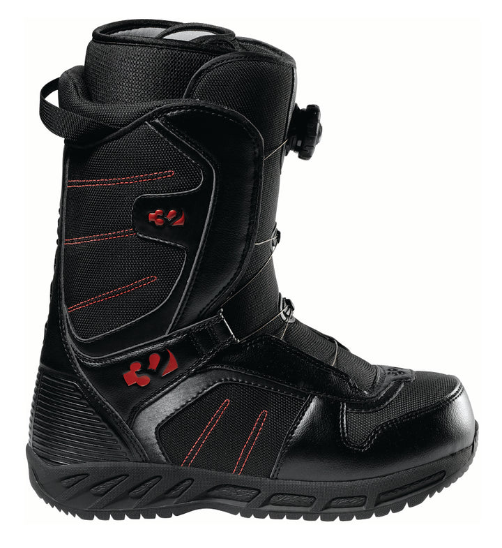 32 STW BOA Snowboard Boot 2009 Black/Red