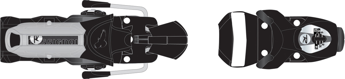 Rossignol Axial2 150 Free (Wide Brake) Bindings 2009 Black