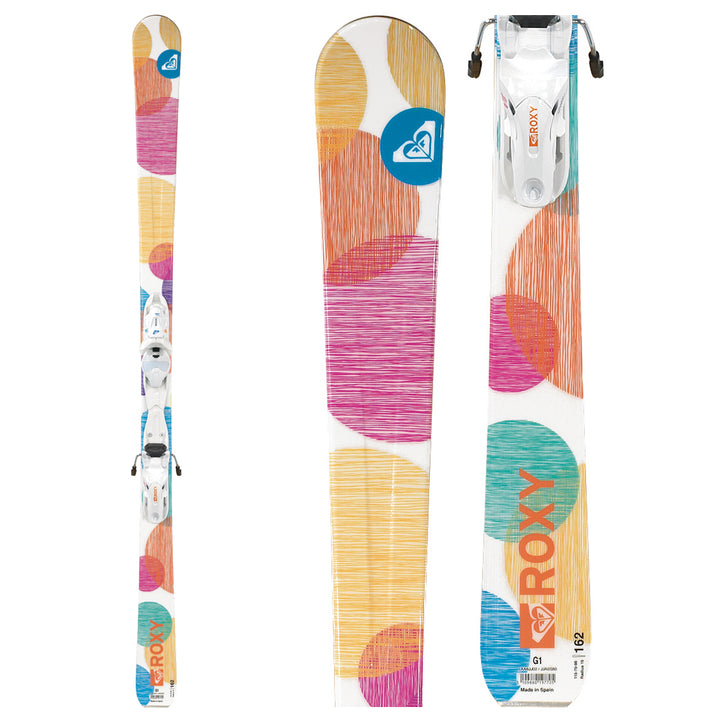 Roxy Juicy Skis + Roxy Juicy Light Integral Bindings - Women's 2009