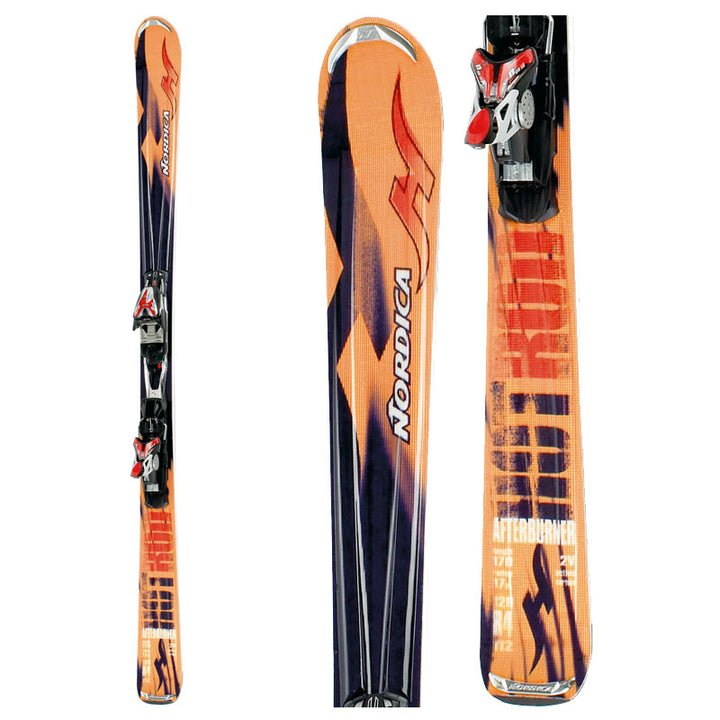 Nordica Hot Rod Afterburner Xbs Skis + Marker N0311 Bindings 2007