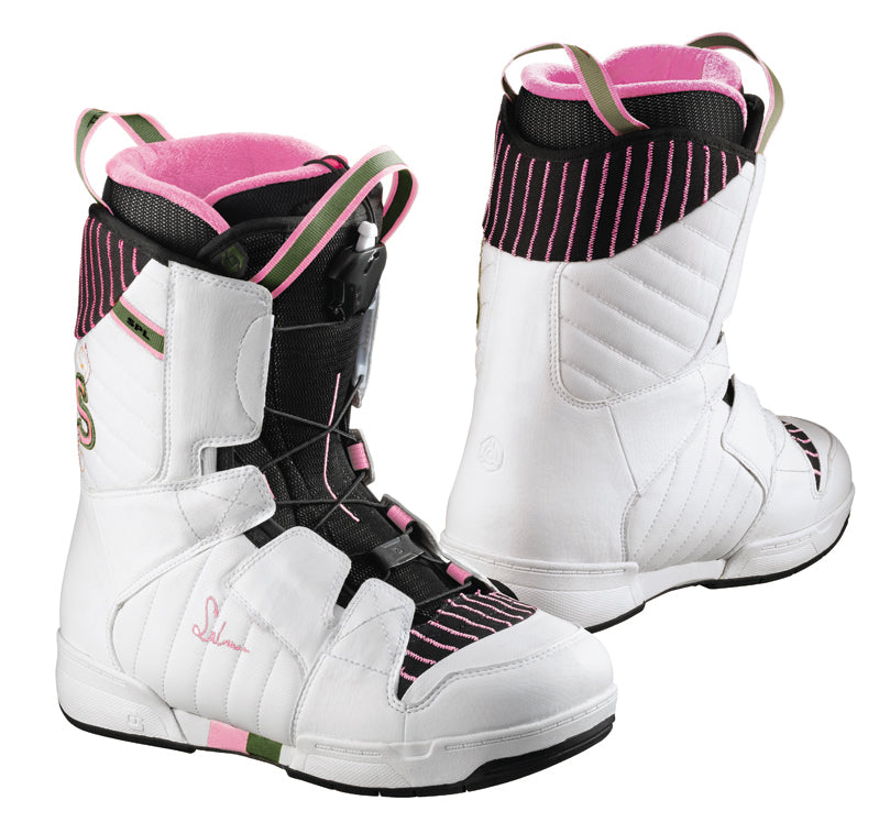 Salomon Dawn Snowboard Boots - Women's 2009 White/Black/Biarritz