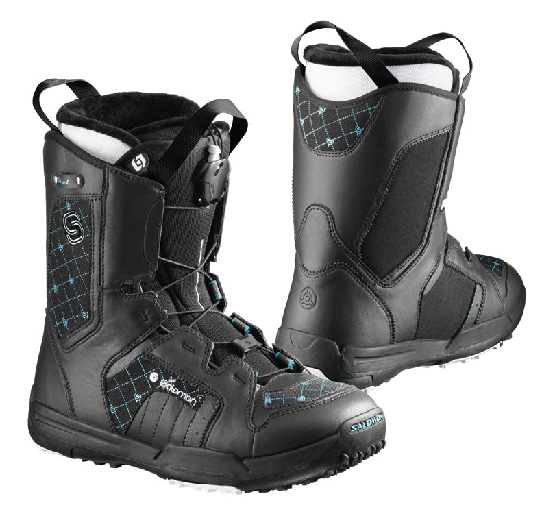 Salomon Vigil Snowboard Boots - Women's  2009 Black/Blue Lagoon-X