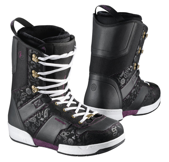 Salomon The J. Snowboard Boots 2009 Black/Primegrey/White