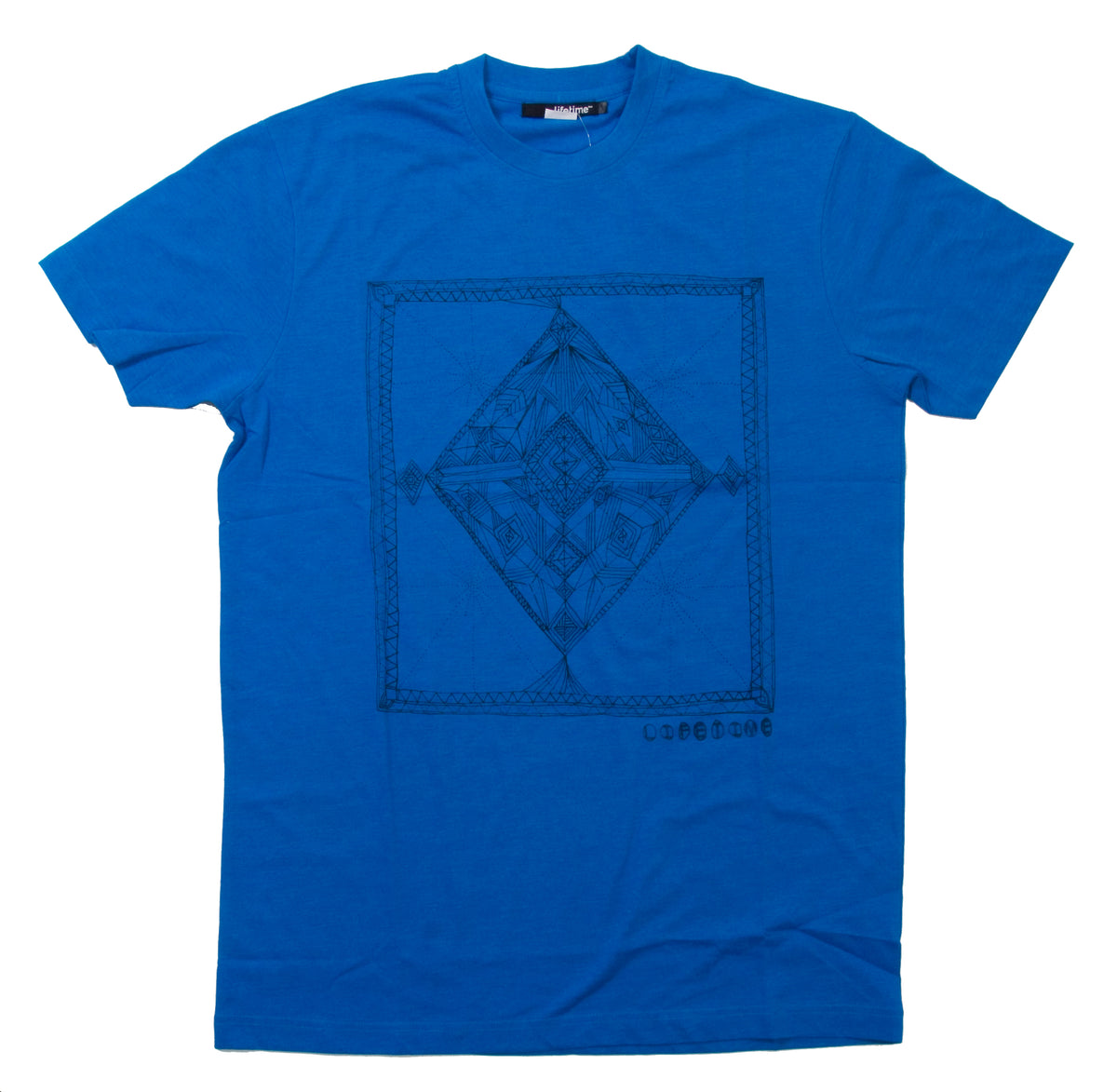 Lifetime Collective Quilt Tee Heather Directoire Blue