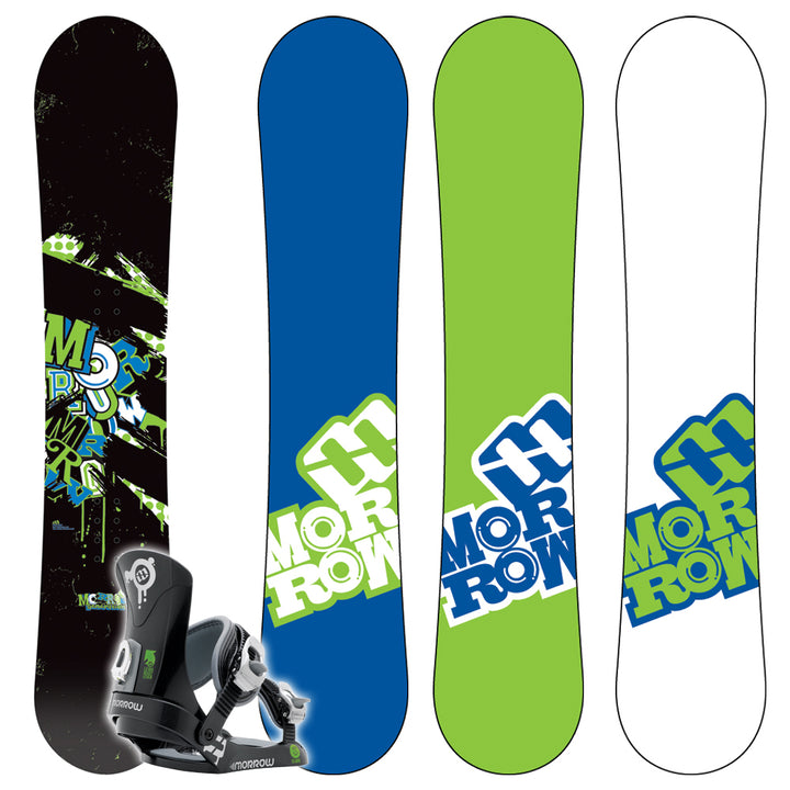 Morrow Generation Snowboard + Slider Bindings - Boy's 2009