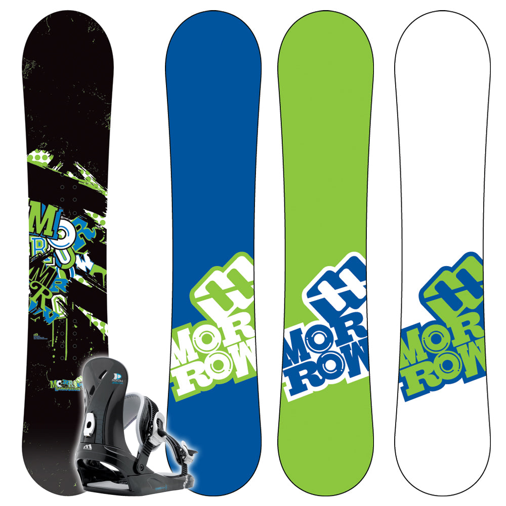 Morrow Generation Snowboard + Dimension Bindings - Boy's  2009