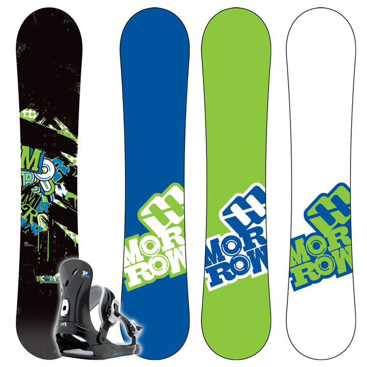Morrow Generation Snowboard + Dimension Bindings - Boy's  2009