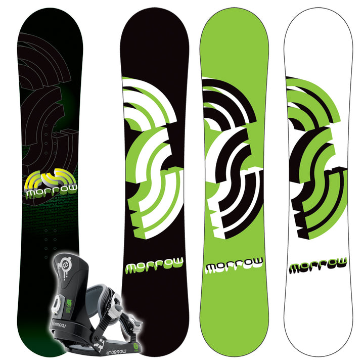 Morrow Trooper Snowboard +  Slider Bindings - Boy's 2009