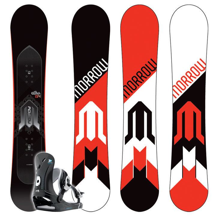 Morrow Clutch Snowboard + Dimension Bindings 2009