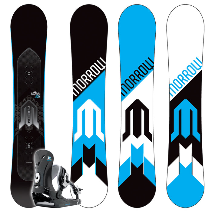 Morrow Clutch Snowboard + Dimension Bindings 2009