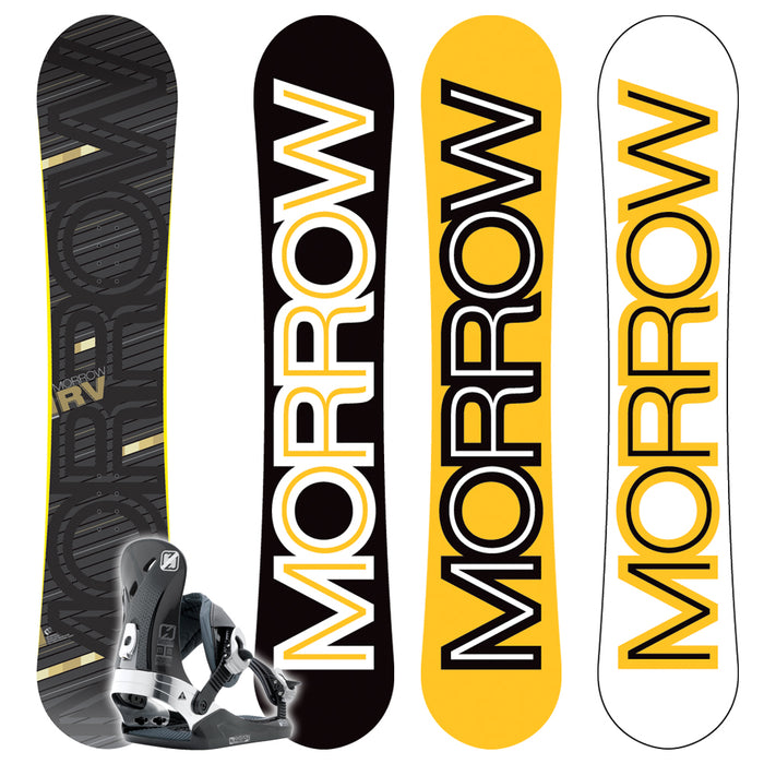 Morrow RV Wide Snowboard + Invasion Bindings 2009